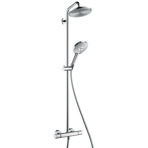 Hansgrohe Raindance Select S 240 1 Jet Showerpipe Pack (Chrome).
