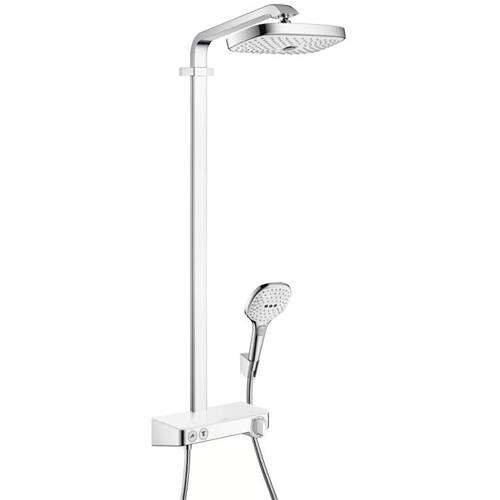 Hansgrohe White Raindance Select E 300 2 Jet Shower Pack ( & Chrome).