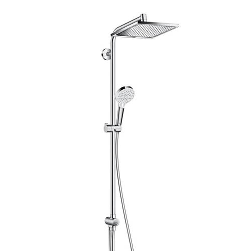 Hansgrohe Crometta E 240 1 Jet Showerpipe Pack Reno With Ecosmart.