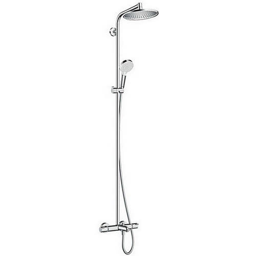 Larger image of Hansgrohe Crometta S 240 1 Jet Showerpipe Pack With Bath Filler Spout, CLEARANCE.