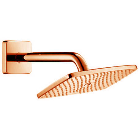 Hansgrohe Bronze Raindance E 240 1 Jet Shower Head & Arm (Brushed ).