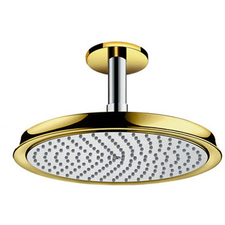 Hansgrohe Gold Raindance Classic 240 Shower Head & Arm ( & Chrome).