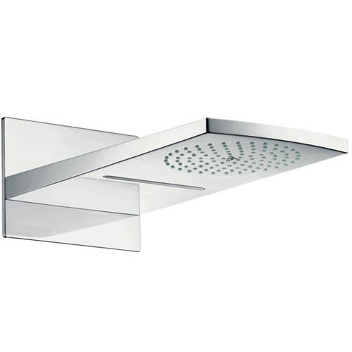 Hansgrohe White Raindance Rainfall 180 2 Jet Shower Head ( & Chrome).