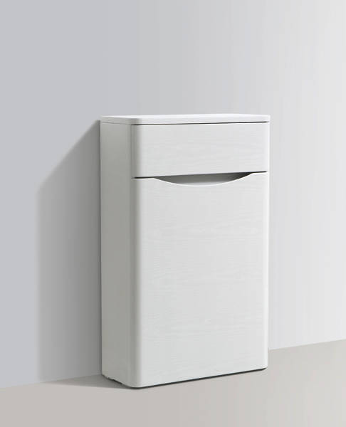 Example image of Italia Furniture WC Unit 500mm (White Ash).
