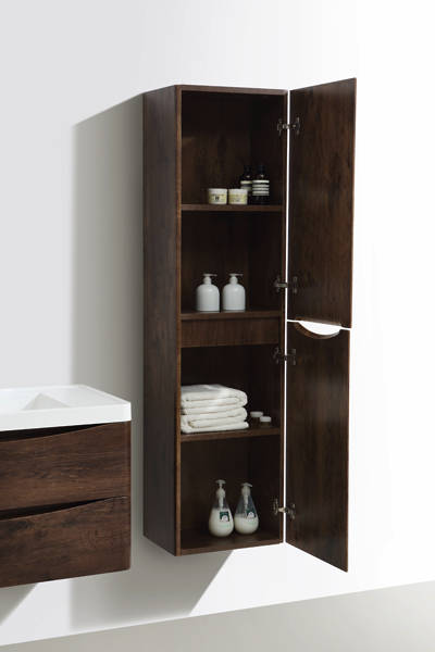 Example image of Italia Furniture Bali Bathroom Furniture Pack 01 (Chestnut).