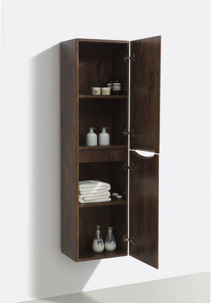 Example image of Italia Furniture Bali Bathroom Furniture Pack 02 (Chestnut).