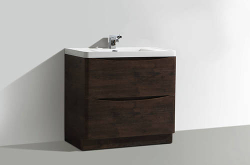 Example image of Italia Furniture Bali Bathroom Furniture Pack 05 (Chestnut).