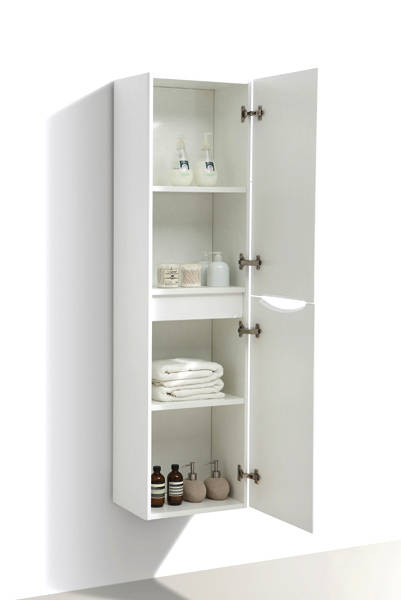 Example image of Italia Furniture Bali Bathroom Furniture Pack 03 (Gloss White).