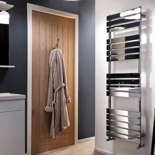 Larger image of Oxford Swift Heated Towel Radiator 1600x500mm (Chrome).