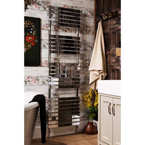 Larger image of Oxford Orchid Towel Radiator 1700x500mm (Chrome).