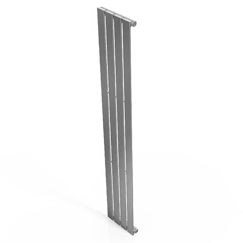 Example image of Oxford Motif Vertical Flat Panel Radiator 1800x300mm (Chrome).