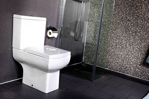 Example image of Oxford Daisy Lou Suite With Close Coupled Toilet, Seat, Basin & Semi Pedestal