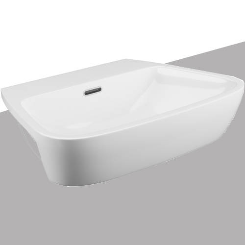 Example image of Oxford Dearne Bathroom Suite With Toilet, Cistern, Seat & Semi Recessed Basin.