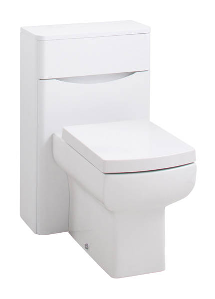 Example image of Italia Furniture WC Unit 500mm (Gloss White).