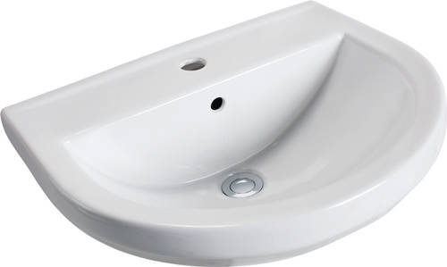 Example image of Oxford Ivo Basin & Pedestal (1 Tap Hole).