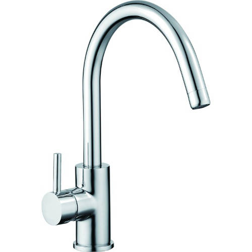 Larger image of Hydra Chloe Kitchen Tap With Swivel Spout (Chrome).