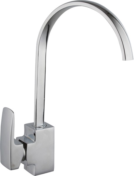 Larger image of Hydra Adele Kitchen Tap With Single Lever Control (Chrome).