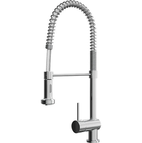 Larger image of Hydra Pull Out Rinser Kitchen Tap (Chrome).