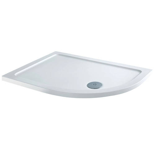 Larger image of Tuff Trays Offset Quadrant Shower Tray & Waste 900x760mm (RH).