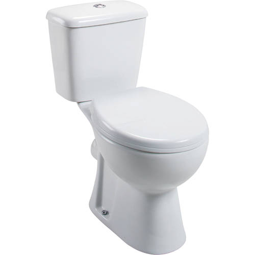 Example image of Oxford Unison Close Coupled Toilet With Cistern & Soft Close Seat.