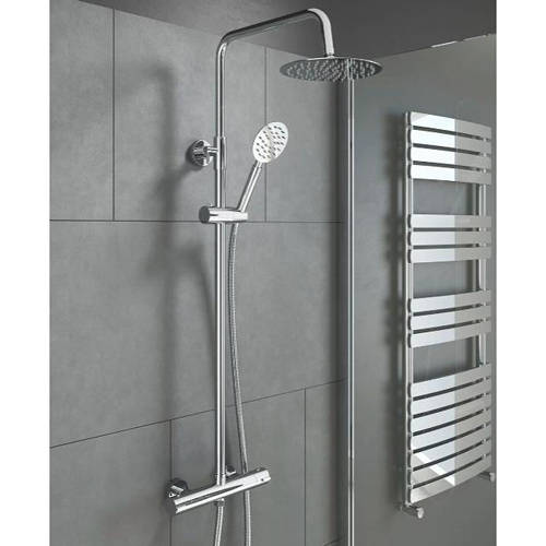 Larger image of Hydra Showers Videira Complete Thermostatic Shower Pack (Chrome).