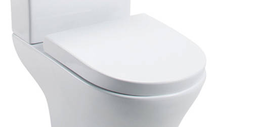 Example image of Oxford Spek Wrapover Heavy Duty Soft Close Toilet Seat (White).