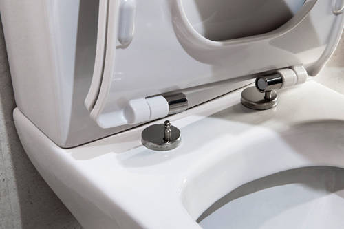 Example image of Oxford Spek Close Coupled Toilet With Cistern & Slimline Seat (WRAS).