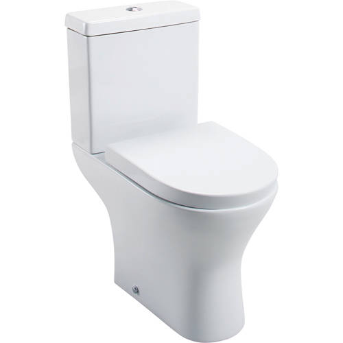 Larger image of Oxford Spek Close Coupled Toilet With Cistern & Wrapover Seat (WRAS).