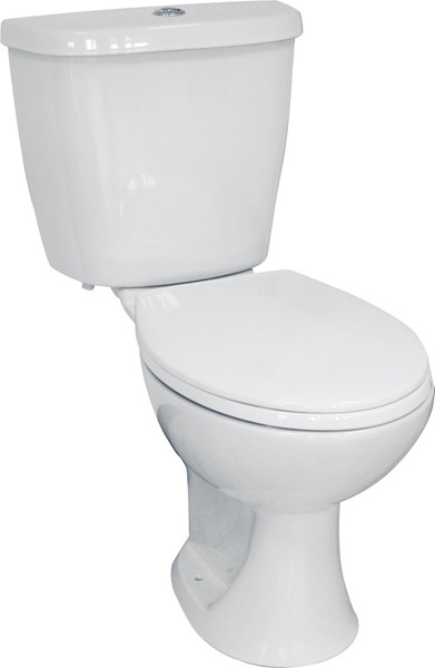 Larger image of Hydra Modern Toilet With Dual Flush Cistern & Seat.