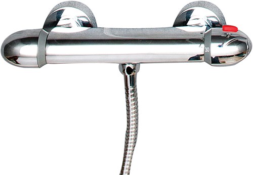Larger image of Hydra Showers Thermostatic Bar Shower Valve (Chrome).
