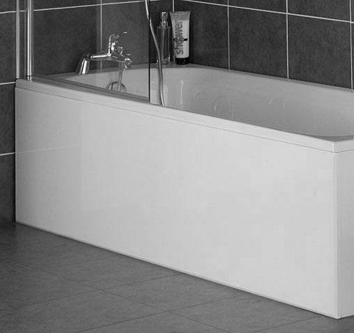 Example image of Hydra 1700mm Side Bath Panel (White, Solid MDF).