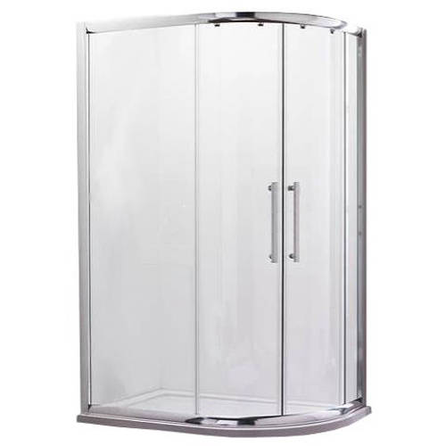 Example image of Oxford 1000x800mm Offset Quadrant Shower Enclosure, 8mm Glass (RH).