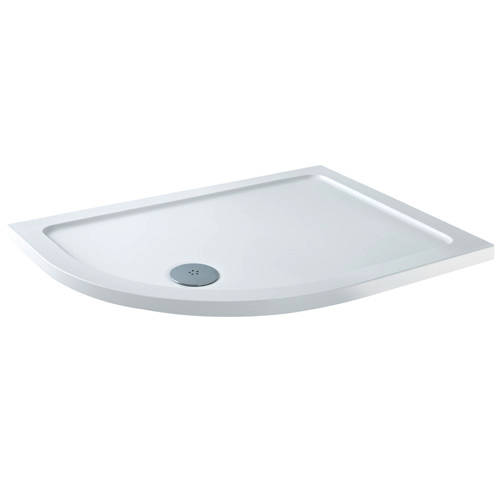 Example image of Oxford 1200x900mm Offset Quadrant Shower Enclosure & Tray (8mm, LH).