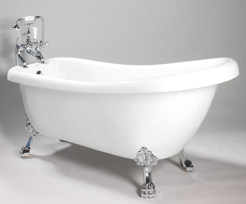 Larger image of Hydra Eton Slipper Roll Top Bathroom Suite. 1710x740mm.