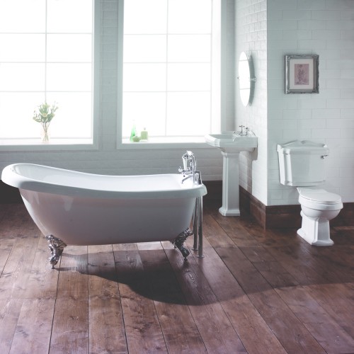 Example image of Hydra Eton Slipper Roll Top Bathroom Suite. 1710x740mm.