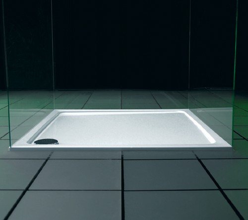 Example image of JT40 Fusion Slimline Square Shower Tray. 1000x1000x40mm.