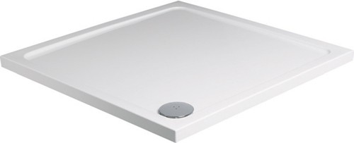 Larger image of JT40 Fusion Slimline Matt Square Shower Tray. 1000x1000x40mm.