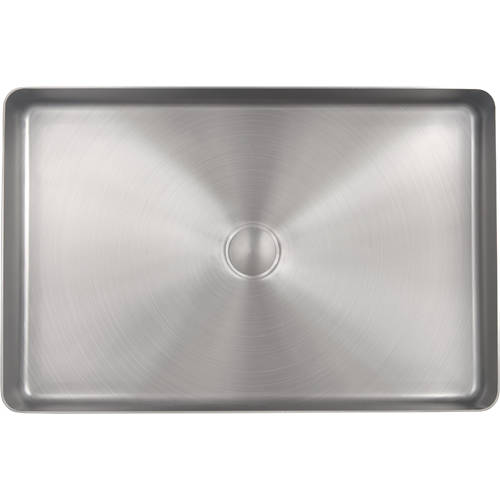 Example image of JTP Inox Rectangular Counter Top Basin (520x340, Stainless Steel).