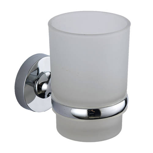 Kartell Plan Tumbler & Holder (Chrome).