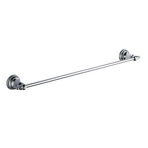 Kartell Astley Single Towel Rail (Chrome).