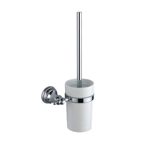 Kartell Astley Toilet Brush & Holder (Chrome).