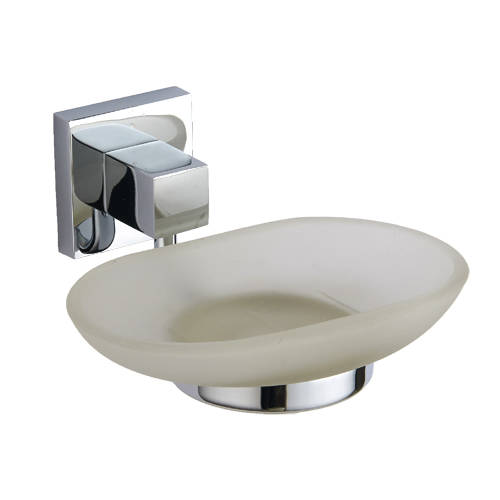 Kartell Pure Soap Dish & Holder (Chrome).