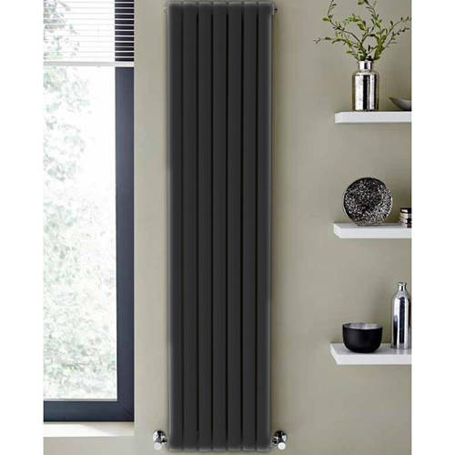 Kartell Anthracite K-Rad Aspen Radiator 420W X 1800H Mm (Double, ).