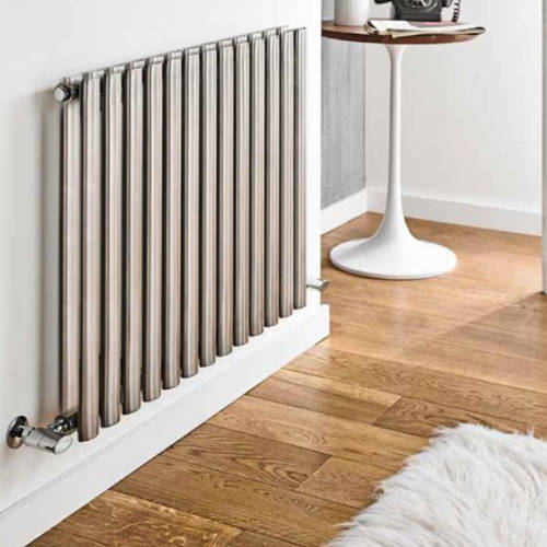 Larger image of Kartell K-RAD Aspen Radiator 790W x 600H mm (Double, Stainless Steel).