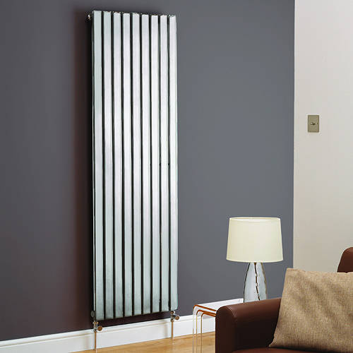 Larger image of Kartell K-RAD Boston Vertical Radiator 410W x 1200H mm (Chrome).