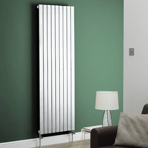 Kartell White K-Rad Boston Vertical Radiator 480W X 1800H Mm (White).