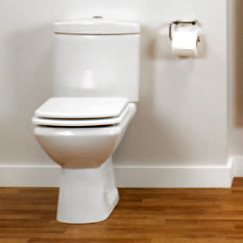 Larger image of Hydra Elizabeth Toilet With Push Flush Cistern & Deluxe Soft Close Seat.
