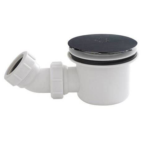 Kartell Black Wastes Fast Flow Shower Tray Waste (90Mm, ).