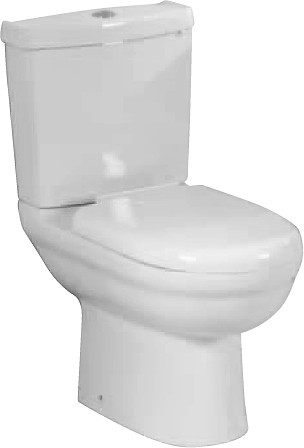 Example image of Hydra Freedom Toilet With Push Flush Cistern & Deluxe Soft Close Seat.