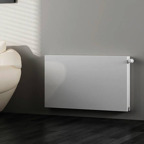 Kartell White K-Rad Kompact Horizontal Radiator 1400X400mm (Dc, ).